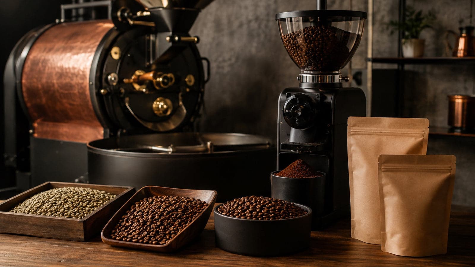 Servicios de tostado, molienda y empacado de café